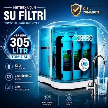 Mətbəx üçün su filtri – Waterboss - 6 mərhələ 12 litr çən - pompalı -