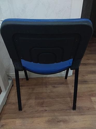 stul ofis: Ofis/konfrans stulu – mavi rəngli - Oturacaq və bel hissəsi: yumşaq — 3