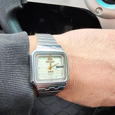 telefon saat: Qol saatı, Orient, rəng - Gümüşü — 3