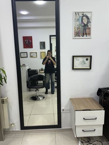 декоративные головы животных на стену: Güzgü Divar üçün, Düzbucaqlı, Çərçivə ilə — 2