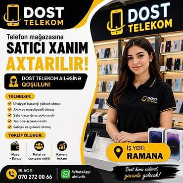 ingilis dili muəlliməsi: Satış məsləhətçisi tələb olunur, Yalnız qadınlar üçün — 1