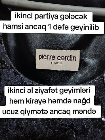 İkinci əl ziyafət geyimləri – kirayə və nağd satış - Brend: Pierre lalafo.az -da İkinci əl ziyafət geyimləri – kirayə və nağd satış - Brend: Pierre