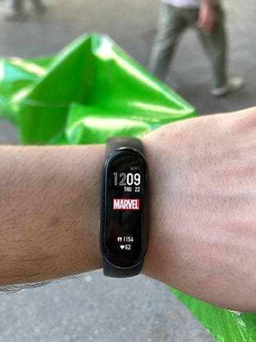 Zərgərlik əşyaları: İşlənmiş, Smart qolbaq, Xiaomi, Bildirişlər, rəng - Qara — 4