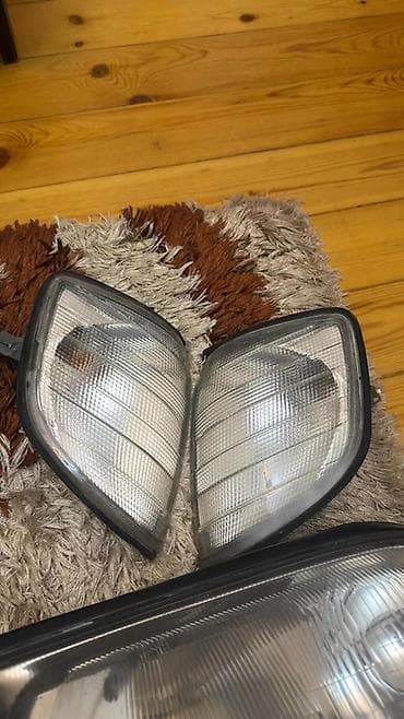 w210 mercedes tuning: Komplekt, Yaxın və uzaq vuran işıqlar Mercedes-Benz, Orijinal, İşlənmiş — 3