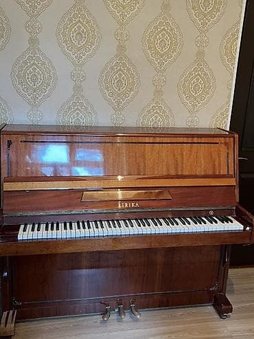 Клавишные инструменты: LIRIKA şaquli pianino - Korpus: parlaq laklı təbii ağac finişi — 2