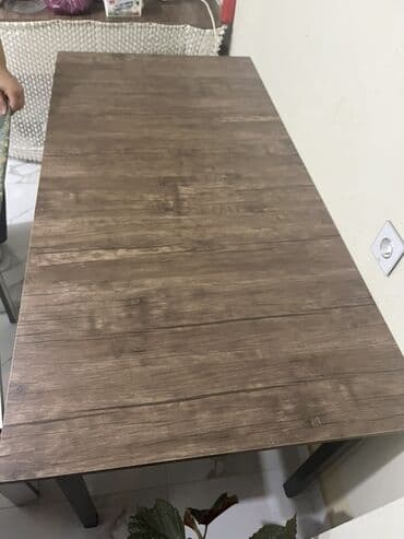 стол стойка для кухни: Mətbəx masası, Açılmayan, Taxta, Dördbucaq masa — 1