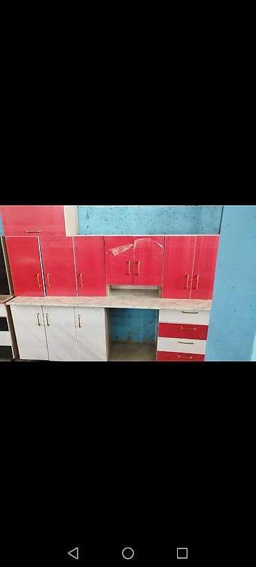 Mətbəx üçün modul dolab dəsti 3.10sm - Material: laminat/MDFlam