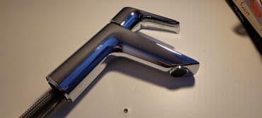 Hamam üçün aksessuarlar: Grohe smesitel. Almaniya istehsali orijinal. Hrom rengli. Istifada — 1