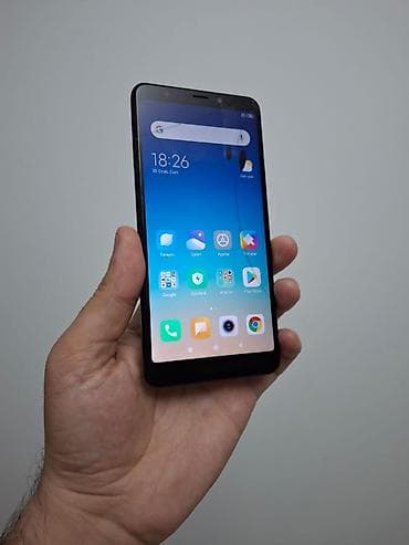 data kart limitsiz: Redmi 5, 32 GB, rəng - Qara, Barmaq izi — 1