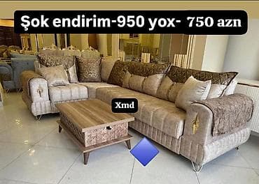 embawood jurnal masasi: Yeni, Künc divan, Qonaq otağı üçün, Açılmayan — 1