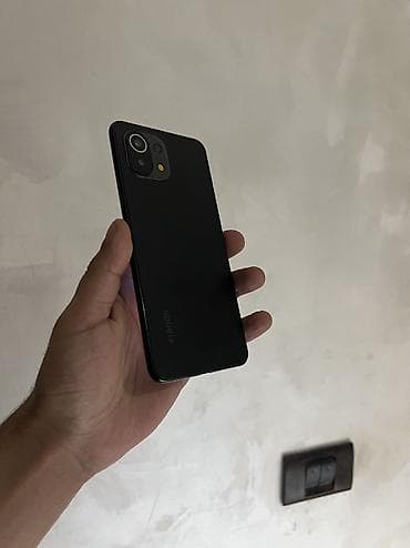 mi airdots: Xiaomi Mi 11 Lite, 128 GB, rəng - Qara, 
 Barmaq izi, Face ID — 6