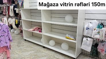 karton qutu: Mağaza vitrin rəfləri – 150 sm - Tip: Vitrin/mağaza rəfi - Ümumi — 3