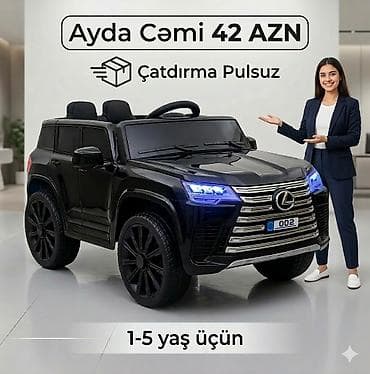 Uşaq elektrik maşını – 1-5 yaş üçün - Yüksək detalla işlənmiş SUV