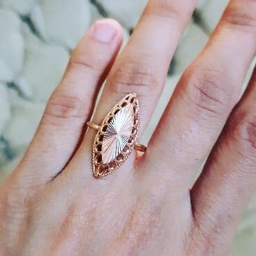 paxlava üzüklər: Toy, Üzük, Sarı qızıl, 585 Əyar, Qaşsız — 1