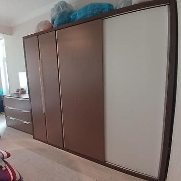 kravatlarin satisi: İkinəfərlik çarpayı, Dolab, Termo, 2 tumba, Yeni — 6