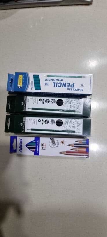 Ofis ləvazimatları dəsti Məhsullar: - Qrafit karandaşlar, HB sərtlik