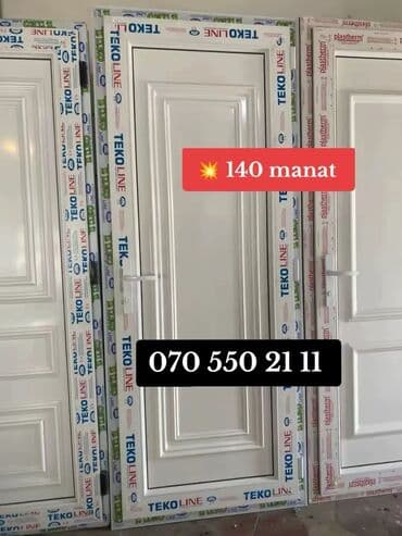 hamam qapları: Hamam üçün Yeni Plastik qapı Çərçivə ilə, Ödənişli quraşdırma, Ödənişli çatdırılma, Rayonlara çatdırılma, Ünvandan götürmə — 9