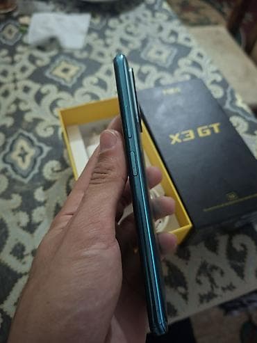 scaner: Poco X3 GT, 256 GB, rəng - Mavi, Barmaq izi — 4