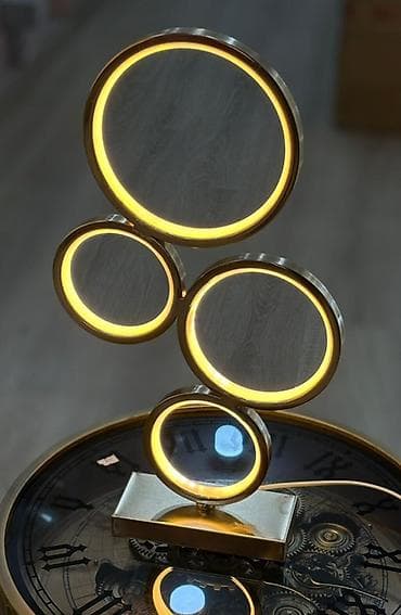 stolustu lampa: Müasir masaüstü LED işıqlandırma dekoru - Dizayn: Qızılı tonlarda — 2