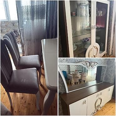 stolustu sufreler: Qonaq otağı üçün, 6 stul — 1