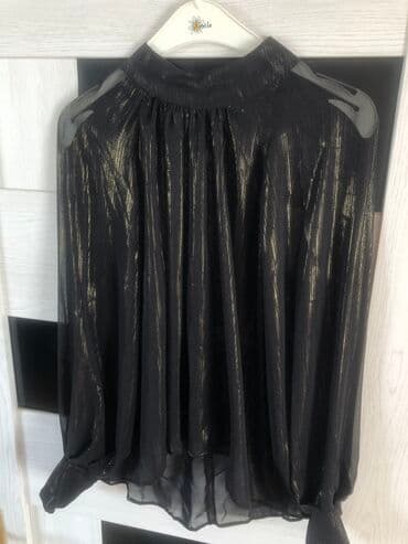 Qadin ucun kofta Rengi - qara qızılı Olcusu - 38 Şifondur. Astarı