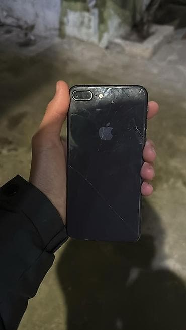 iphone 8 plus kontakt home: IPhone 8 Plus, 64 GB, Space Gray, Qırıq, Barmaq izi, Simsiz şarj — 3