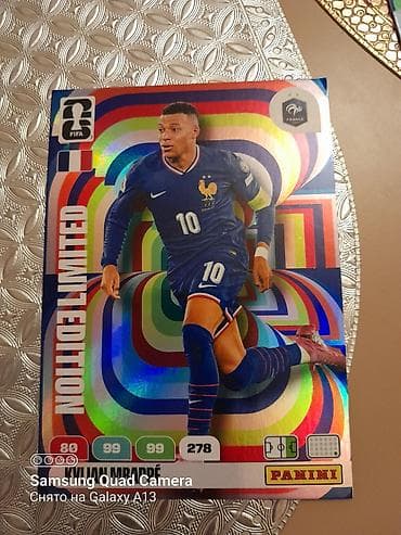 neymar imzalı forma: Panini futbol kartı – Limited Edition - Oyunçu: Fransa yığmasının — 1