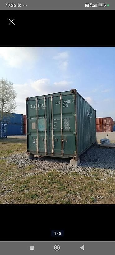 20 fut (6 m) dəniz konteyneri – “CAPITAL” markası Texniki — 2