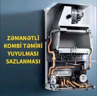 Kombi Yuyulması və Təmiri İsti suyun xətlərinin yuyulması İsti suyun