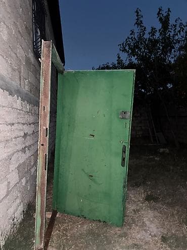 ikinci əl qapi: İşlənmiş Giriş qapısı 100x210 sm Çərçivə ilə, Ünvandan götürmə — 3