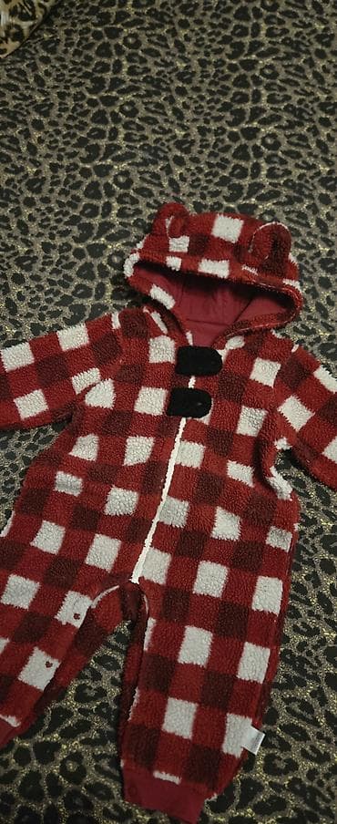 uşaq tulum: Uşaq üçün isti kombinezon - Material: qalın, yumşaq tük-cücüklü — 1