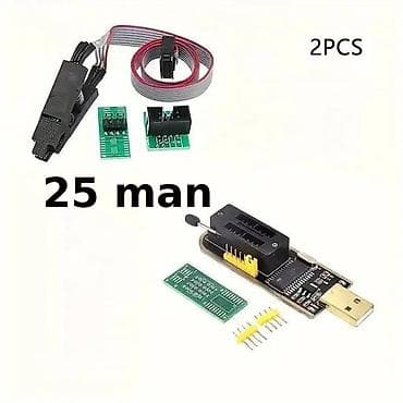 usb hard disk satilir: USB proqramlaşdırıcı CH341A 🚩 24 25 EEPROM dəstəkləyir. 🚩Bioslara — 1