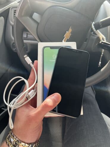 iphone x barter: IPhone X, 64 GB, Qara — 1