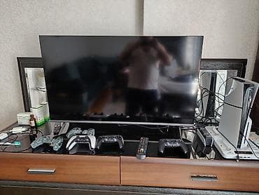 mini ps5: Tam Hazır Set! PS5 Slim + 3 Pult + Oyunlar + 109 sm TV"+soyuducu+pult — 4
