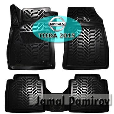 monitor masin ucun: Nissan Tiida 2015 üçün poliuretan AİLERON ayaqaltilar. Полиуретановые — 1