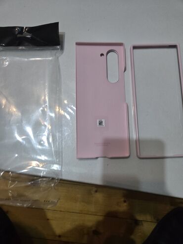чехол книжка самсунг: Samsung Z Fold 6 üçün qələmi olan orijinal pink rəng kabura — 3