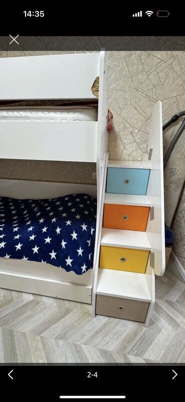 Ev üçün digər mebel: İşlənmiş, İkinəfərlik çarpayı, Matras ilə, Siyirməli — 3