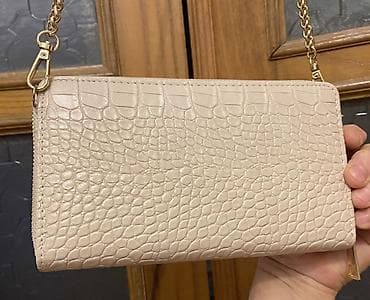 aldo canta: Zəncirli çiyin çantası – krem/bej rəng, canta -kowelok 35 m tezedi — 4