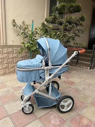 6 yaş: Aygün ☀️Pouch firmasinin kolyaskası 100 azn Təp təzədir. Yeni alınıb — 1