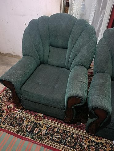 Kreslolar: Mebel dəsti – 2 ədəd yumşaq kreslo - Model: klassik, geniş — 2