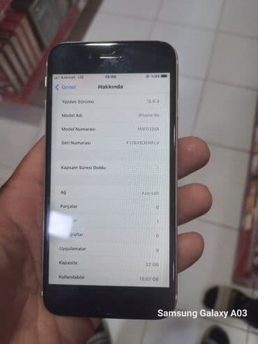 soyuducu işləmiş: IPhone 6s, 32 ГБ, Золотой, Битый — 3