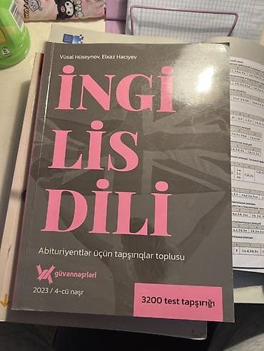 Məhsul: “İngilis Dili – Abituriyentlər üçün tapşırıqlar toplusu”