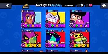 triko dest: Brawl Stars oyunu üçün inkişaf etmiş oyun hesabı - Kupa yolu: 30 432 — 4