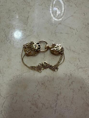 qizil sirga type 0: Bilərzik, Sarı qızıl, 585 Əyar, 5 g — 3