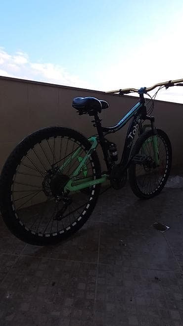 veliklər: Toba dağ velosipedi - Çərçivə: Alüminium alaşımlı, amortizatorlu — 4