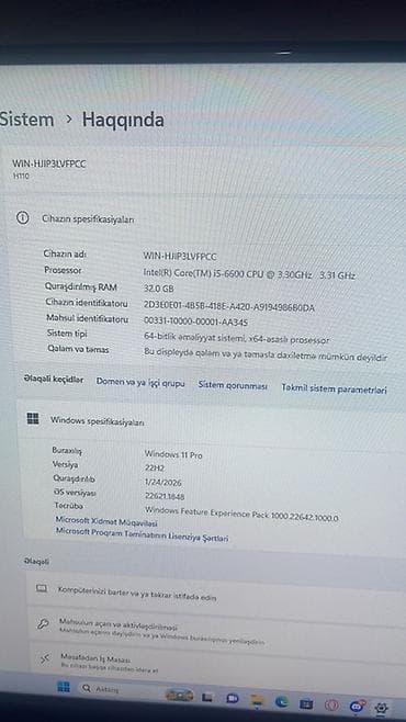 Gaming masaüstü kompüter – tam hazır sistem Əsas xüsusiyyətlər: - — 2