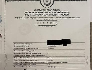 ucuz kiraye ev: 6 sot, Tikinti, Kupça (Çıxarış) — 1