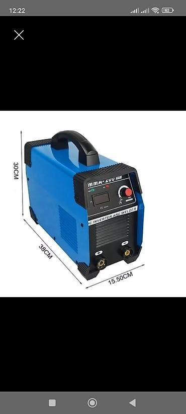 MMA-200 DC Inverter ARC qaynaq aparatı - Tip: MMA (manul elektrodla