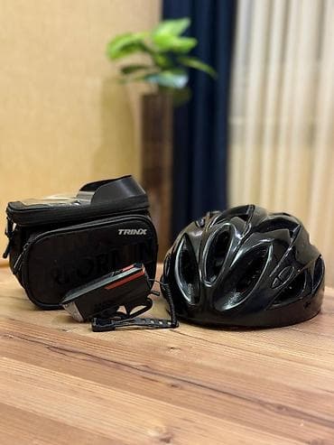 velosiped sepi: Super Dəst🤩 Velosiped çanta Trinx✅ İdeal vəziyyətdədir Dəbilqə — 1