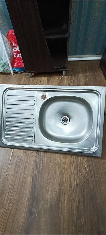 quru: Mətbəx üçün paslanmayan poladdan əl yuyulan/lavabo paneli - Material — 1